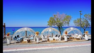 Peraia, Greece beach walking tour 🇬🇷 (March 30, 2024)