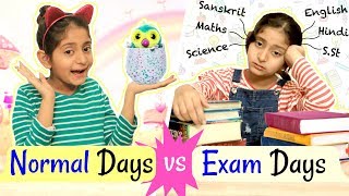 EXAMS vs NORMAL Days - Kids Routine | #Fun #Roleplay #Bloopers #MyMissAnand
