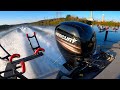 Mercury 150 hp FourStroke Outboard in Action!!! (plus bonus high hour outboard)