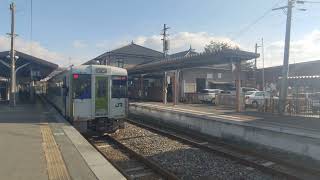 釜石線キハ100系　遠野駅発車