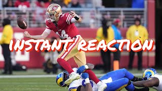 Instant Reaction to the 49ers' 21-20 Loss to the Rams
