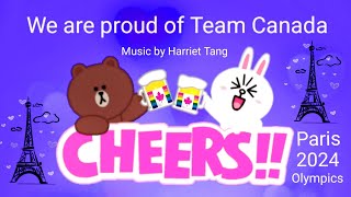 Cheers ! Top award pianist and singer Harriet Tang dedicated 3 songs named 'Cheers' to Team Canada💜