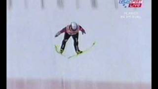 Andreas Kuettel - 201.5 m (bad landing) - Planica 2007