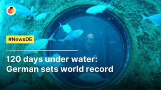 120 days under water: German sets world record | #NewsDE