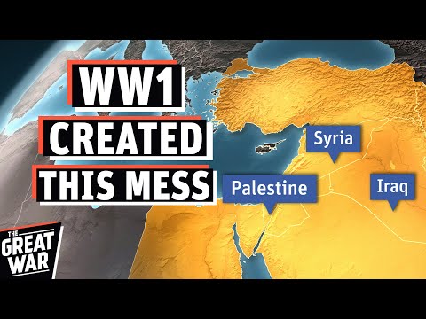 When did ww1 end in the Middle East?