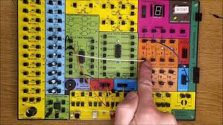 Tutorial stavebnice Saimon - 11. Logické funkce - obvod 7400, modelování funkcí NOT, AND pomocí NAND