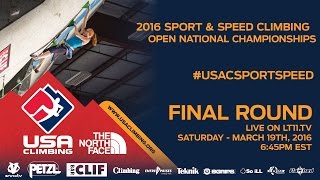 Sport \u0026 Speed National Championships • Finals • 3/19/16 • 6:45PM EDT