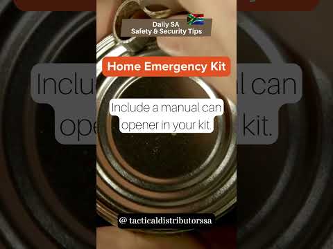 Home emergency kit: tips and advice on safety and protection.