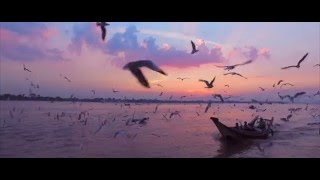 A beautiful hour, Pansodan jetty, Yangon, Burma.