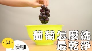 葡萄怎麼洗最乾淨？這些方法你絕對不知道！5 Ways To Wash Grapes【做吧！噪咖】