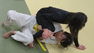 女子柔術  スパーリング４