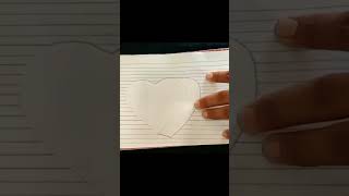 Draw a Floating Heart on Line Paper 3D Trick Art#craftideas #3ddrawingonpaper