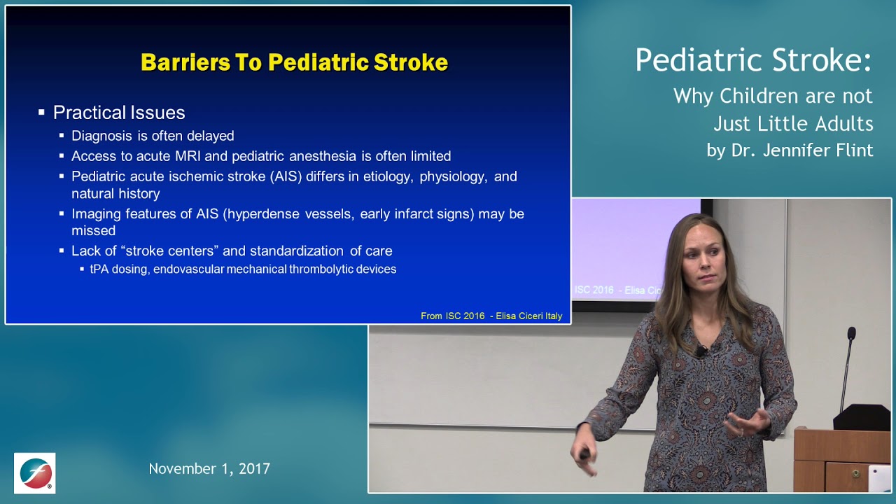 Pediatric Stroke Care: Why Children Are Not Just Little Adults - YouTube