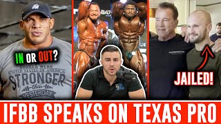 IFBB SPEAKS on Texas Pro Hunter vs Andrew Jacked | Arnold UK Promoter JAILED! | Big Ramy IN or OUT?