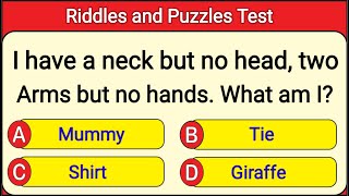 99% Fail to Answer These Common Sense Tricky Riddles and Puzzle #riddles #puzzle #tiktok #video #gk