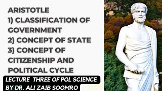 Aristotle | Theory of Classification of Government | Theory of State | by Dr Ali Zaib Soomro #css