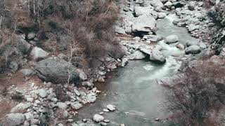 река Джуряз, Ёс, Ромит, Таджикистан. River Juryaz, Yos, Romit valley, Tajikistan, 4K