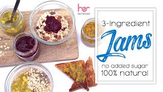 3-Ingredient Homemade Jams (100% Natural, No Added Sugar) | Joanna Soh