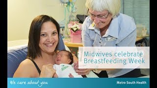 Midwives celebrate National Breastfeeding Week