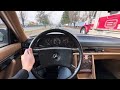 1984 mercedes 500sel driving