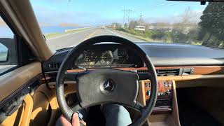 1984 Mercedes 500SEL Driving