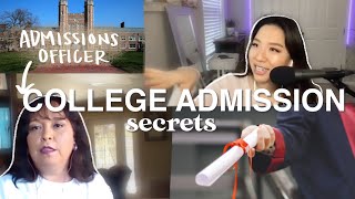 former college admission officer tells all, college application tips & secrets
