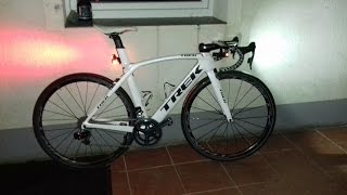 Trek Madone 9 - Flare RT and Ion 700 RT lights