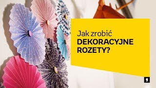 Jak zrobić DEKORACYJNE ROZETY z papieru?