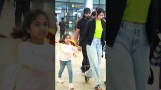 #AlluArjun Spotted at Hyderabad Airport with his lovely family | #AlluAyaan #AlluArha | #Gulte.com