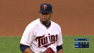 SEA@MIN: Mejia strikes out Cano swinging