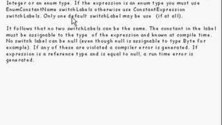 Java Tutorial 15. Switch statements