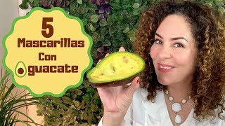 5 Mascarillas con Aguacate para la Piel y el Cabello