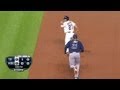 Loney completes an unassisted double play