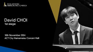 David  CHOI / 1st Stage, the 12th Hamamatsu International Piano Competition