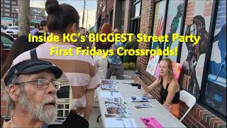 Inside KC’s BIGGEST Street Party: First Fridays Crossroads!