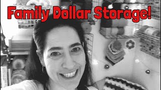 Family Dollar Storage & My Teeny Tiny Yarn Stash!