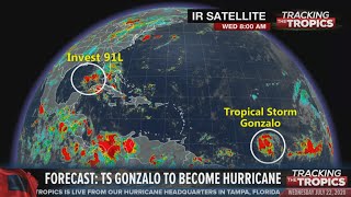 Tracking the Tropics: Gonzalo expected to become first hurricane of 2020 Atlantic season