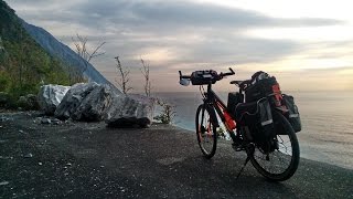 Alone riding around the island FORMOSA;\