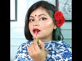 Gold-Brown Bengali Makeup Look | Bong Girl