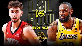 Los Angeles Lakers vs Houston Rockets  Game Highlights | January 29, 2024 | Free