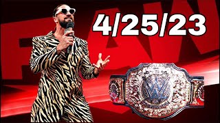 GENERATION OF WRESTLING RAW REVIEW : REACTION TO THE NEW WWE WORLD HEAVYWEIGHT CHAMPIONSHIP !