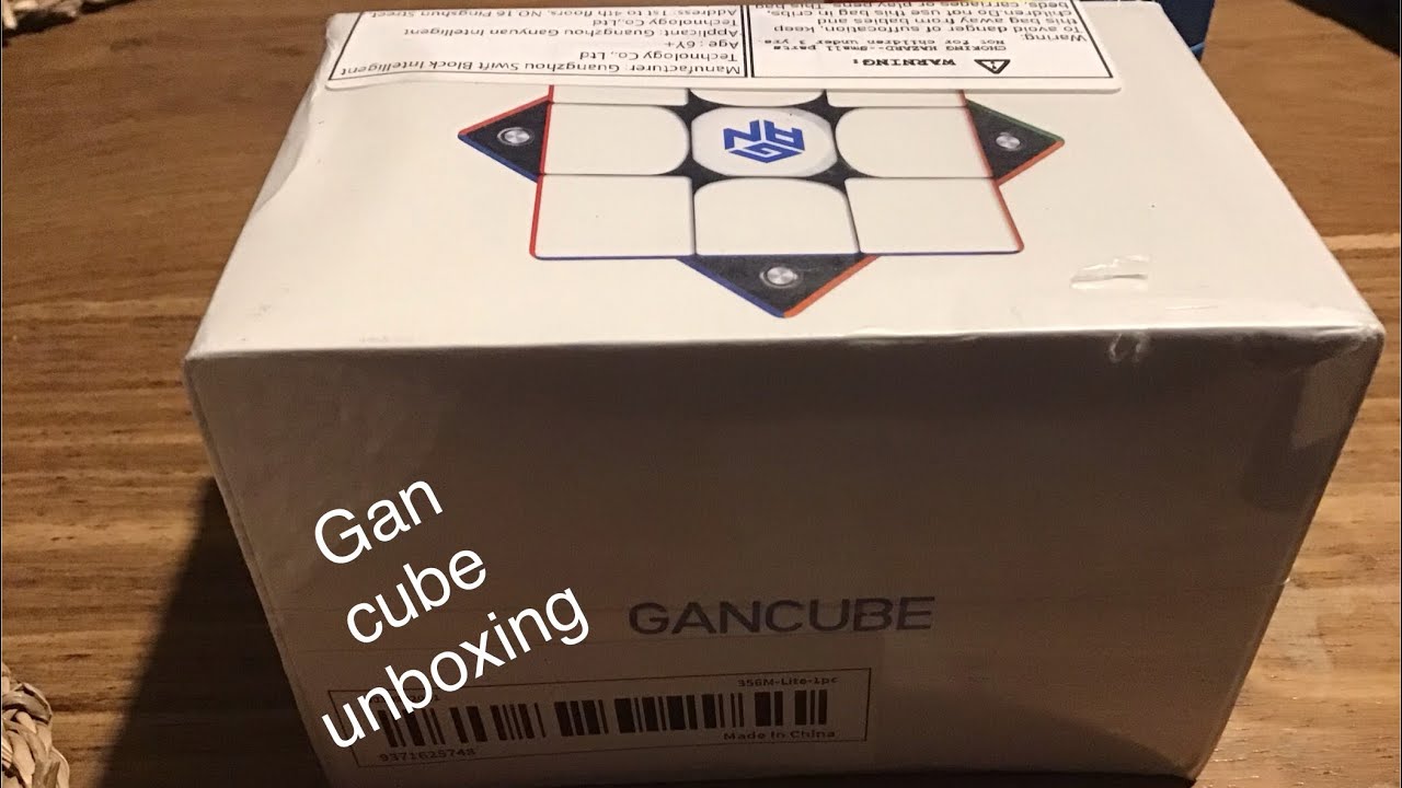 Gan Cube Unboxing Youtube