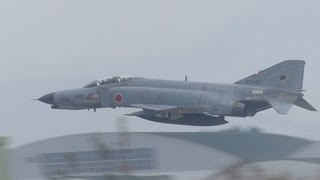 新田原基地2012航空祭(南側) クロージング（F-4EJ改 超低空パス）