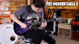 No Talking...Just Tones | PRS Modern Eagle V Purple Fade Smokeburst - Custom Colour - 10 Top