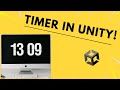 Create TIMER in Unity - Displays Secs, Mins and Hours! (Code in description)