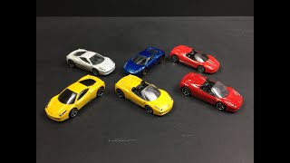 Hot Wheels Ferrari 458 x 6 Review 1:64
