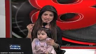 TV anchor brings young daughter on air to protest rape, killing of Pakistani girl