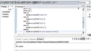 Uso de switch en Java, tutorial 4