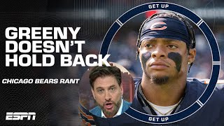 Greeny GOES OFF on the Bears 🔥 RUINING Justin Fields! COMPLETE ORGANIZATIONAL INCOMPETENCE! | Get Up