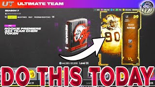 HOW TO GET “ROOKIE PREMIERE TOKEN" & FREE 99 ULTIMATE LEGEND IN MADDEN 24! | Madden 24 Ultimate Team